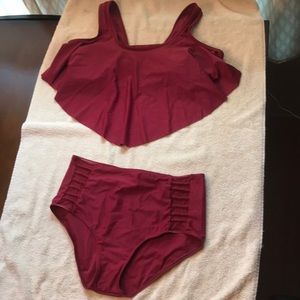 Sea Grove maroon/burgundy bikini